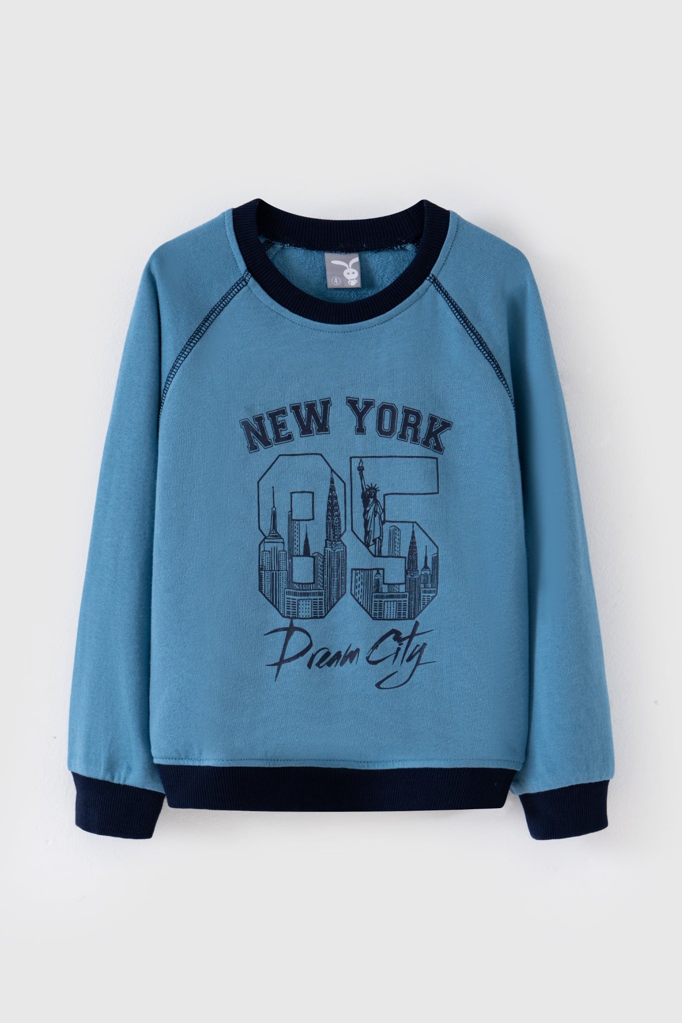 Áo nỉ dài tay bé trai Rabity 92848