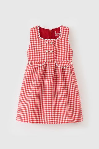 Đầm váy dạ sát nách bé gái Rabity 92878