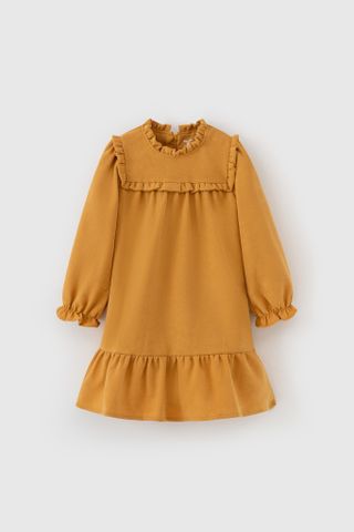 Đầm váy nhung bé gái dài tay Rabity 92934