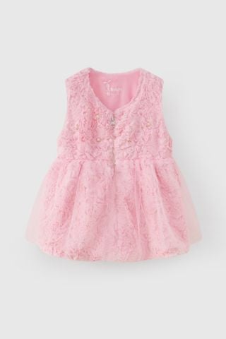 Đầm váy nỉ lông bé gái Rabity 92976