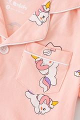 Bộ thun Pijama ngắn tay bé gái Rabity 93017.93021.93025