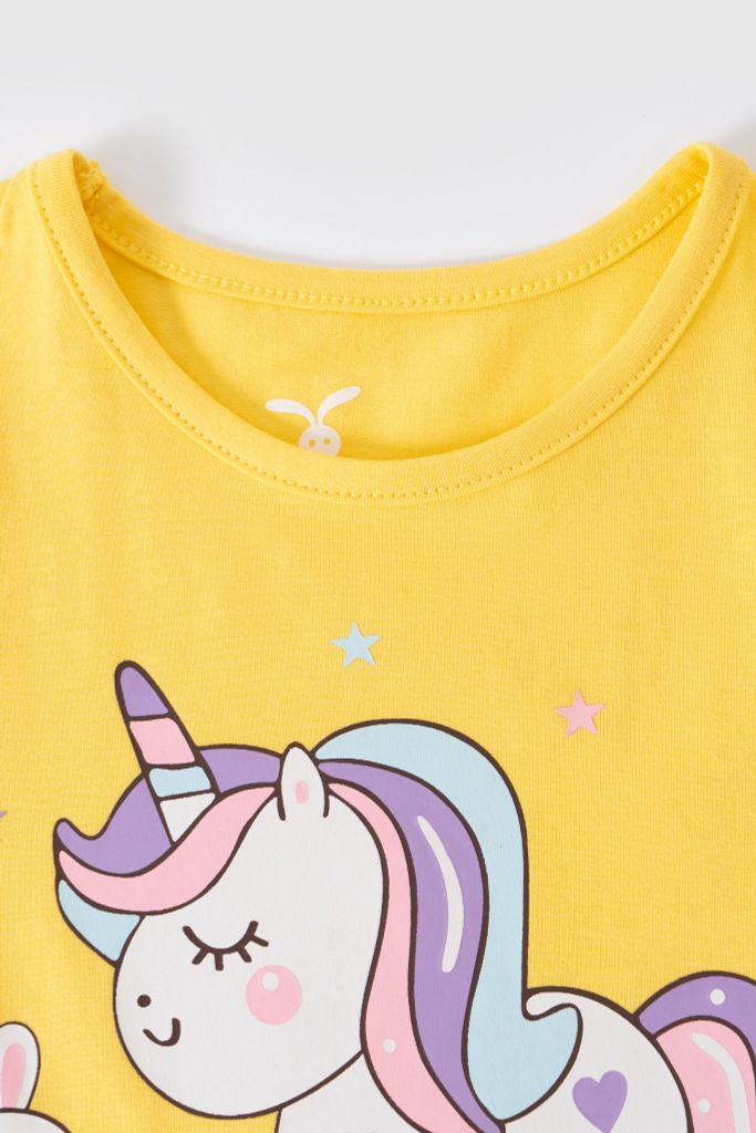 Đầm váy thun Ngựa Pony ngắn tay bé gái Rabity 93179 (Độc quyền Online)