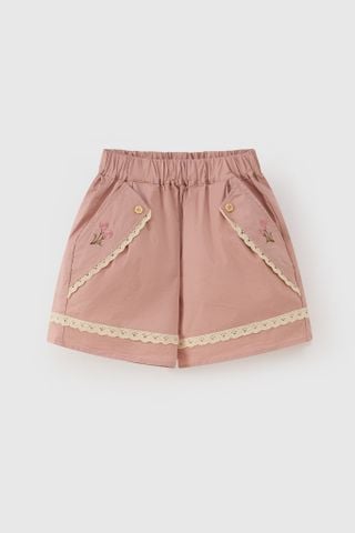Quần short kaki Vintage bé gái Rabity 932.005