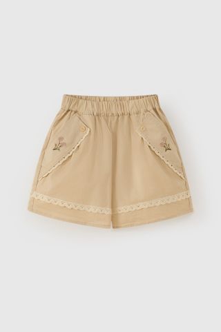 Quần short kaki Vintage bé gái Rabity 932.005