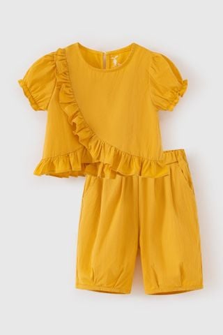 Đồ bộ ngắn tay bé gái Rabity 93214