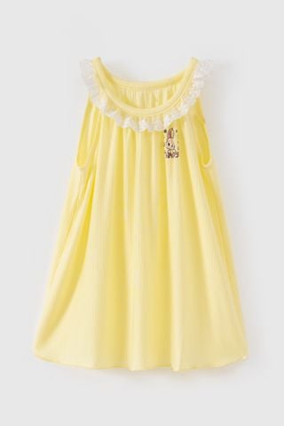 Đầm váy thun sát nách Modal bé gái Rabity 93222 (form bé nâng 1 size)