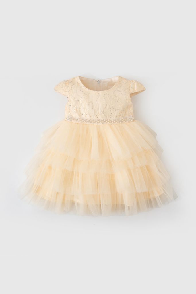 Đầm váy công chúa ngắn tay bé gái Rabity 93801
