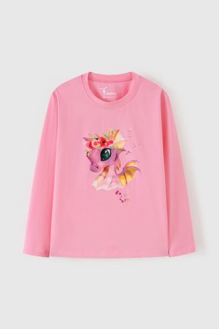 Áo thun dài tay bé gái Rabity 93814