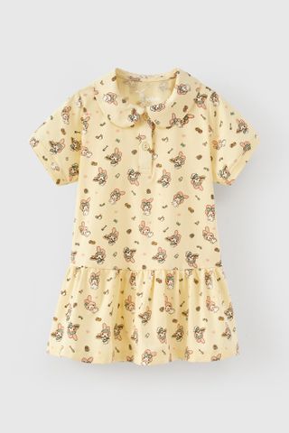 Đầm thun tay ngắn cổ sen Thỏ My Melody bé gái Rabity 950.070