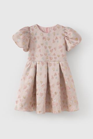 Đầm váy công chúa gấm bé gái Rabity 953.019