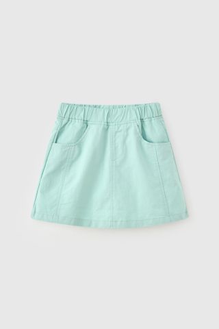 Chân váy ngắn kaki chữ A thoải mái bé gái Rabity 955.023