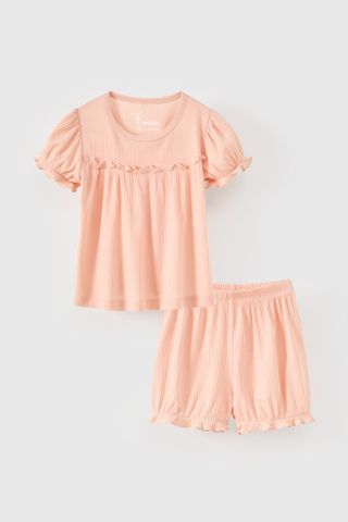 Đồ bộ tay ngắn Easy Wear vải Modal bé gái Rabity 960.039