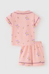 [Size 19-25kg] Bộ Pijama mặc nhà ngắn tay bé gái size trung Rabity 962.002