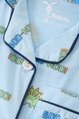 [Size 19-25kg] Bộ Pijama mặc nhà ngắn tay bé trai size trung Rabity 962.005