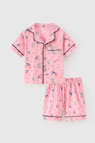 Đồ bộ pijama tay ngắn bé gái Rabity 962.008.009.010