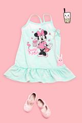 Đầm váy hai dây Mickey  bé gái Rabity 5146