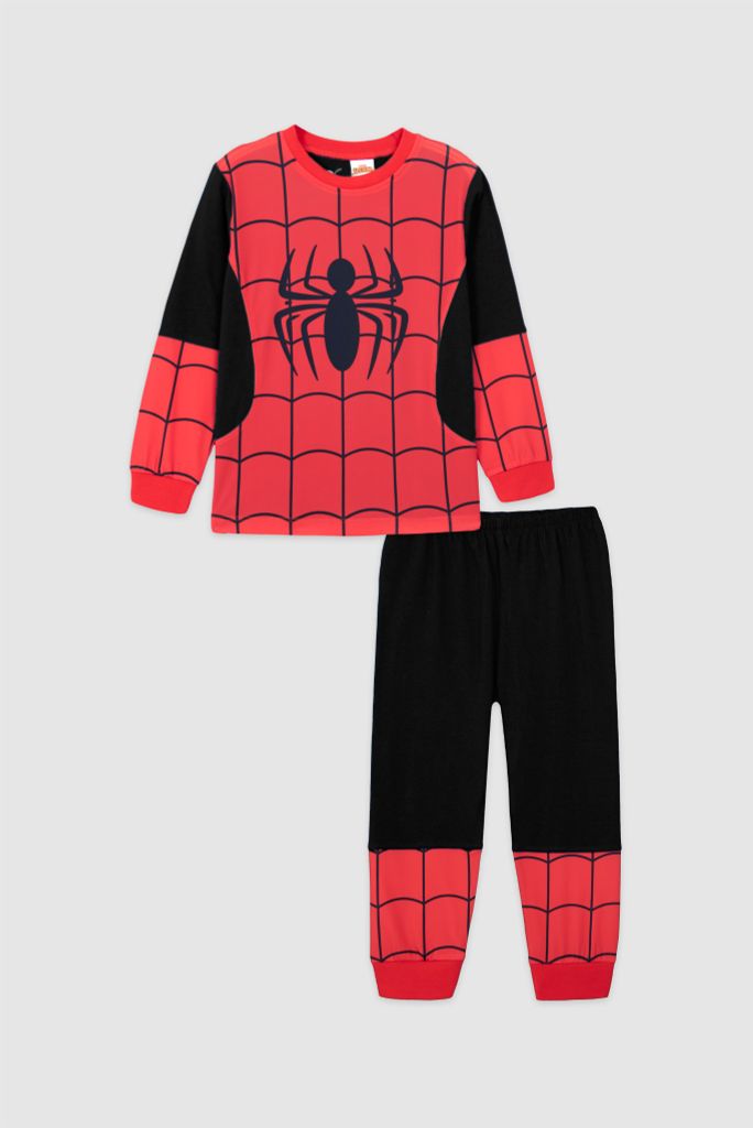 Bộ thun Spider-man dài tay bé trai Rabity 5587