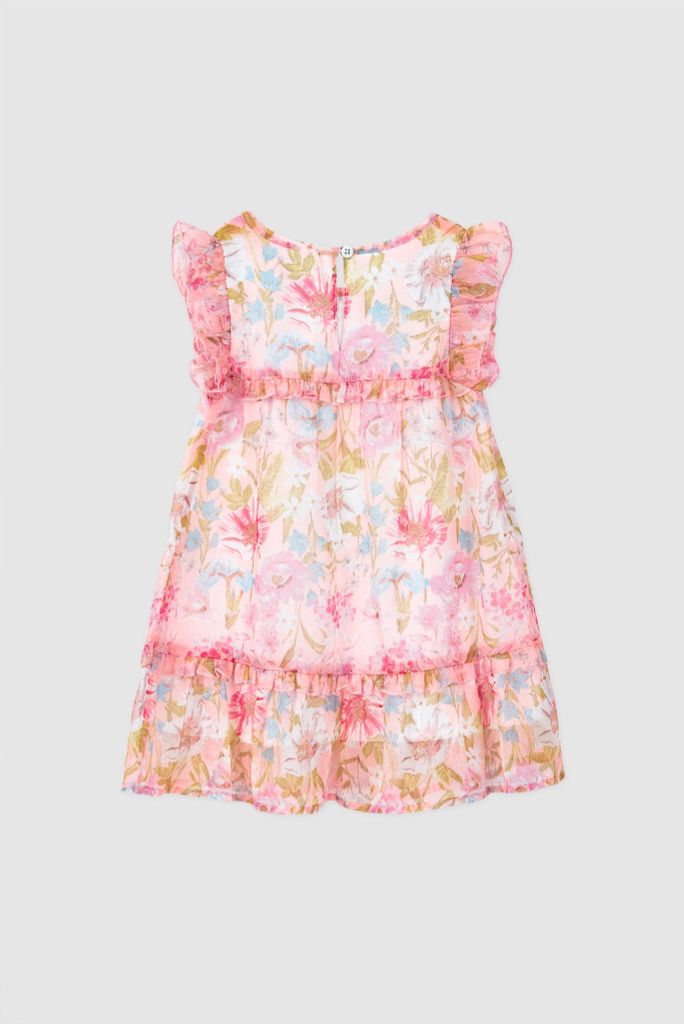 Đầm voan bé gái ngắn tay Rabity x ELLE Kids- designed in Paris 81016