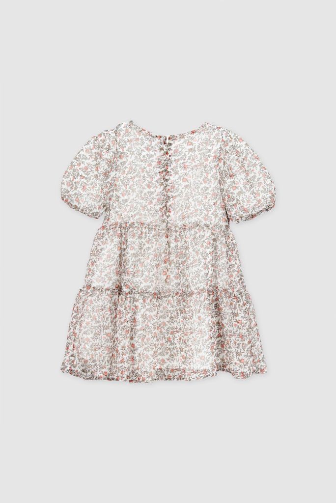 Đầm váy voan bé gái ngắn tay Rabity x ELLE Kids- designed in Paris 81021