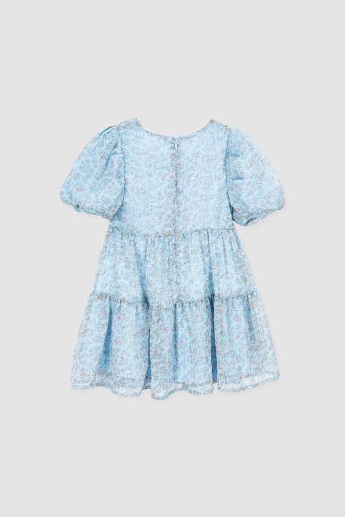 Đầm váy voan bé gái ngắn tay Rabity x ELLE Kids- designed in Paris 81021