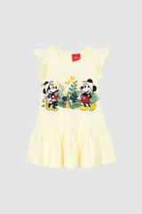 Đầm váy Mickey bé gái ngắn tay Rabity 5542