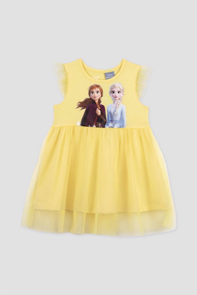 Đầm váy Elsa phối voan bé gái Rabity 5530