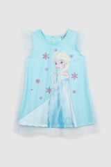 Đầm váy Elsa ngắn tay bé gái Rabity 5524