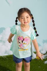 Áo thun ngắn tay bé gái Minnie Rabity 5559