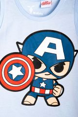 Bộ thun Captain America sát nách bé trai Rabity 5571