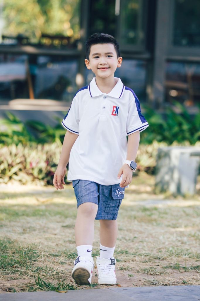 Áo thun Polo ngắn tay bé trai Rabity x ELLE Kids - designed in Paris 801.001