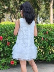 Đầm váy thô sát nách bé gái Rabity x ELLE Kids- designed in Paris 83003