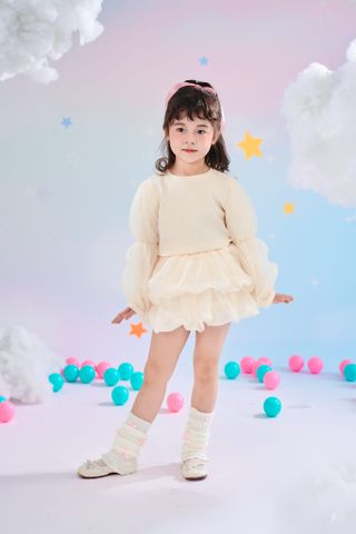 Chân váy voan bé gái Rabity x ELLE Kids - designed in Paris 855.003