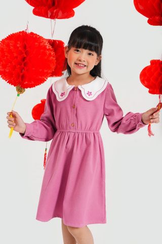 Đầm váy dài tay bé gái Rabity 92938