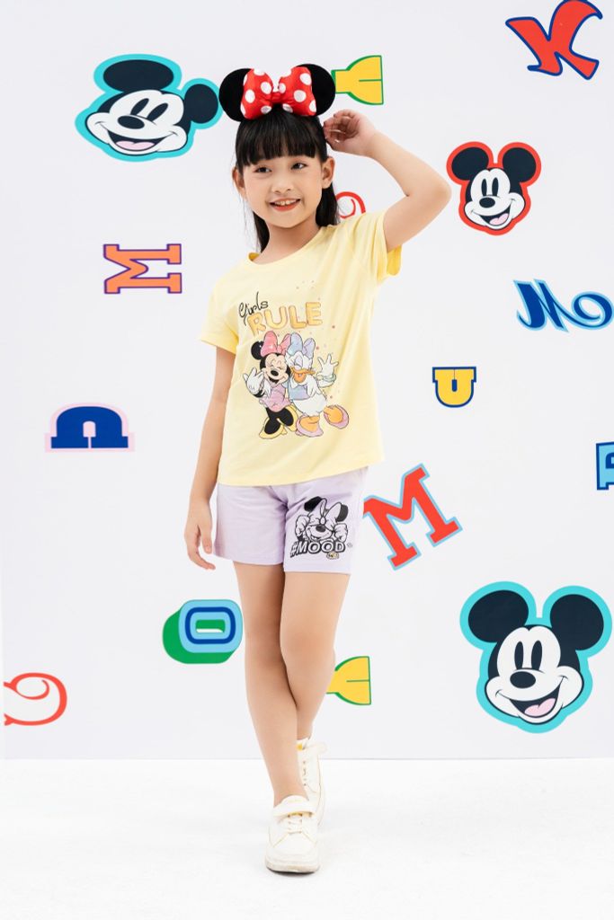 Quần short thun bé gái Minnie Rabity 5726