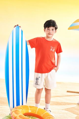 Quần short kaki lưng chun bé trai Rabity 932.023