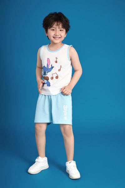 [Độc quyền Online] Bộ thun sát nách Stitch bé trai Rabity 567.900