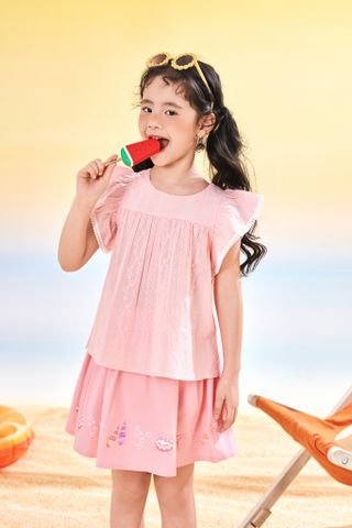 Áo thô ngắn tay bé gái Rabity 903.011