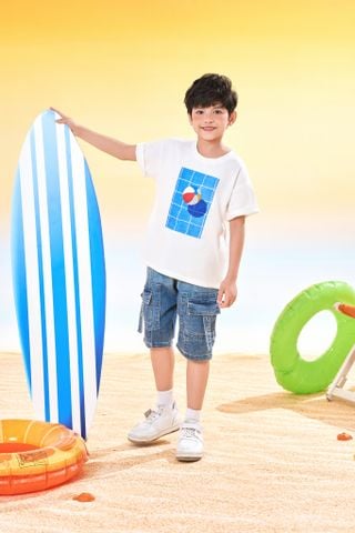 Áo thun tay ngắn bé trai Rabity 900.102