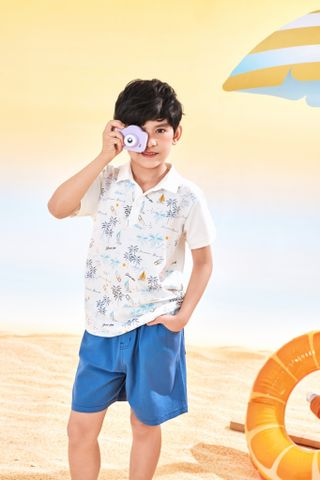 Quần short thô bé trai Rabity 932.015