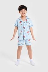 Bộ thun Pijama ngắn tay bé trai Rabity 93019.93023.93027