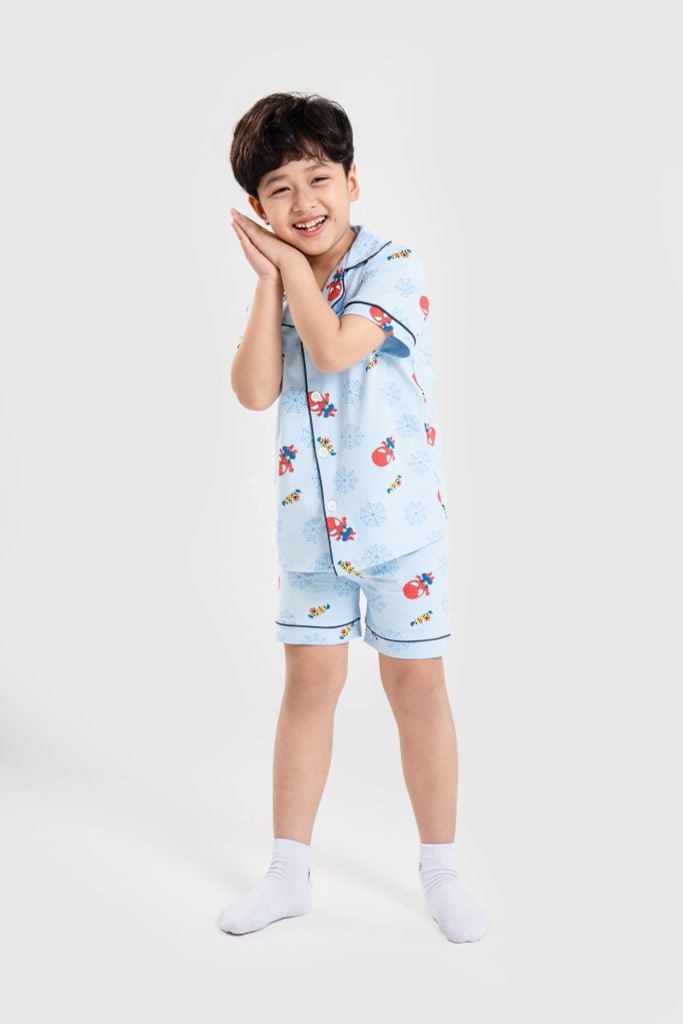 Bộ thun Pijama ngắn tay bé trai Rabity 93019.93023.93027