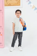 Áo sơ mi ngắn tay bé trai Rabity x ELLE Kids- designed in Paris 82030