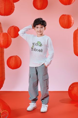 Áo thun dài tay bé trai Rabity 910.015