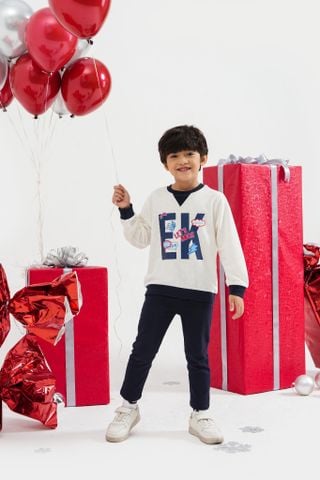 Áo Nỉ dài tay bé trai  Rabity x ELLE Kids- designed in Paris 82026