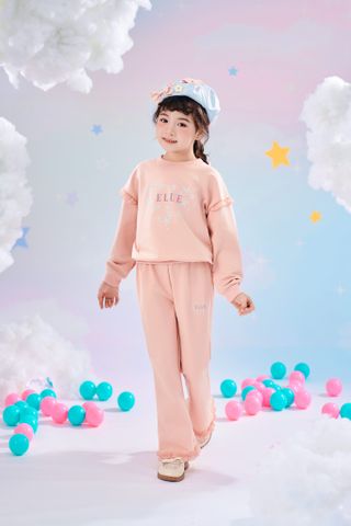 Đồ bộ nỉ dài tay bé gái Rabity x ELLE Kids - designed in Paris 866.001