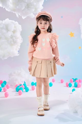 Áo nỉ dài tay bé gái Rabity x ELLE Kids - designed in Paris 814.001