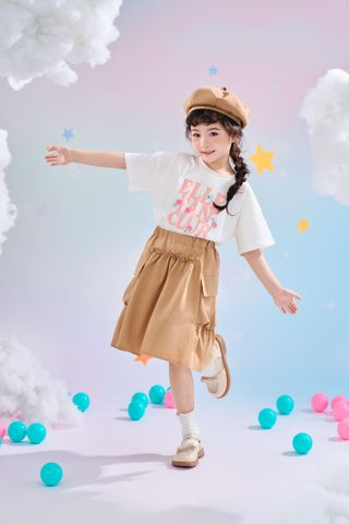 Chân váy thô bé gái Rabity x ELLE Kids - designed in Paris 855.002