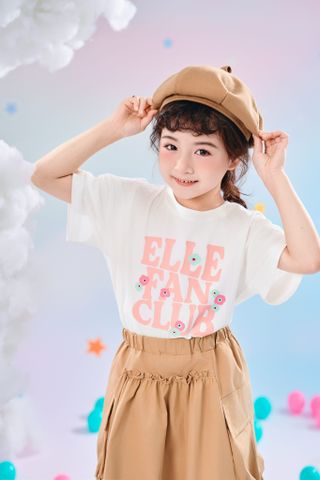 Áo thun ngắn tay bé gái Rabity x ELLE Kids - designed in Paris 800.001