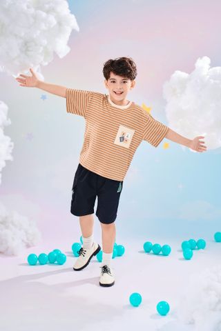 Áo thun ngắn tay bé trai Rabity x ELLE Kids - designed in Paris 800.003
