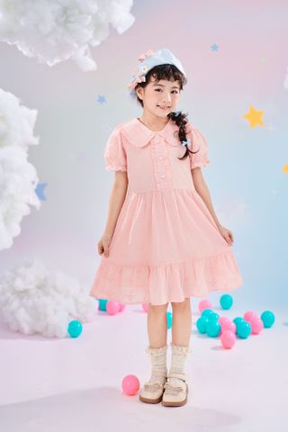 Đầm váy thô ngắn tay bé gái Rabity x ELLE Kids - designed in Paris 850.003